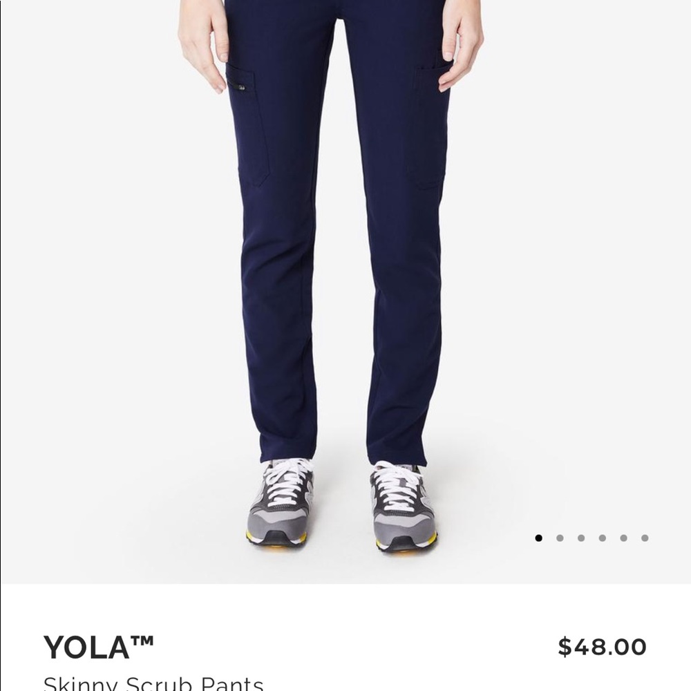Figs YOLA™ Skinny Scrub Pants Navy XXS